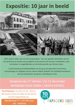 flyer 10 jaar in beeld afbeelding