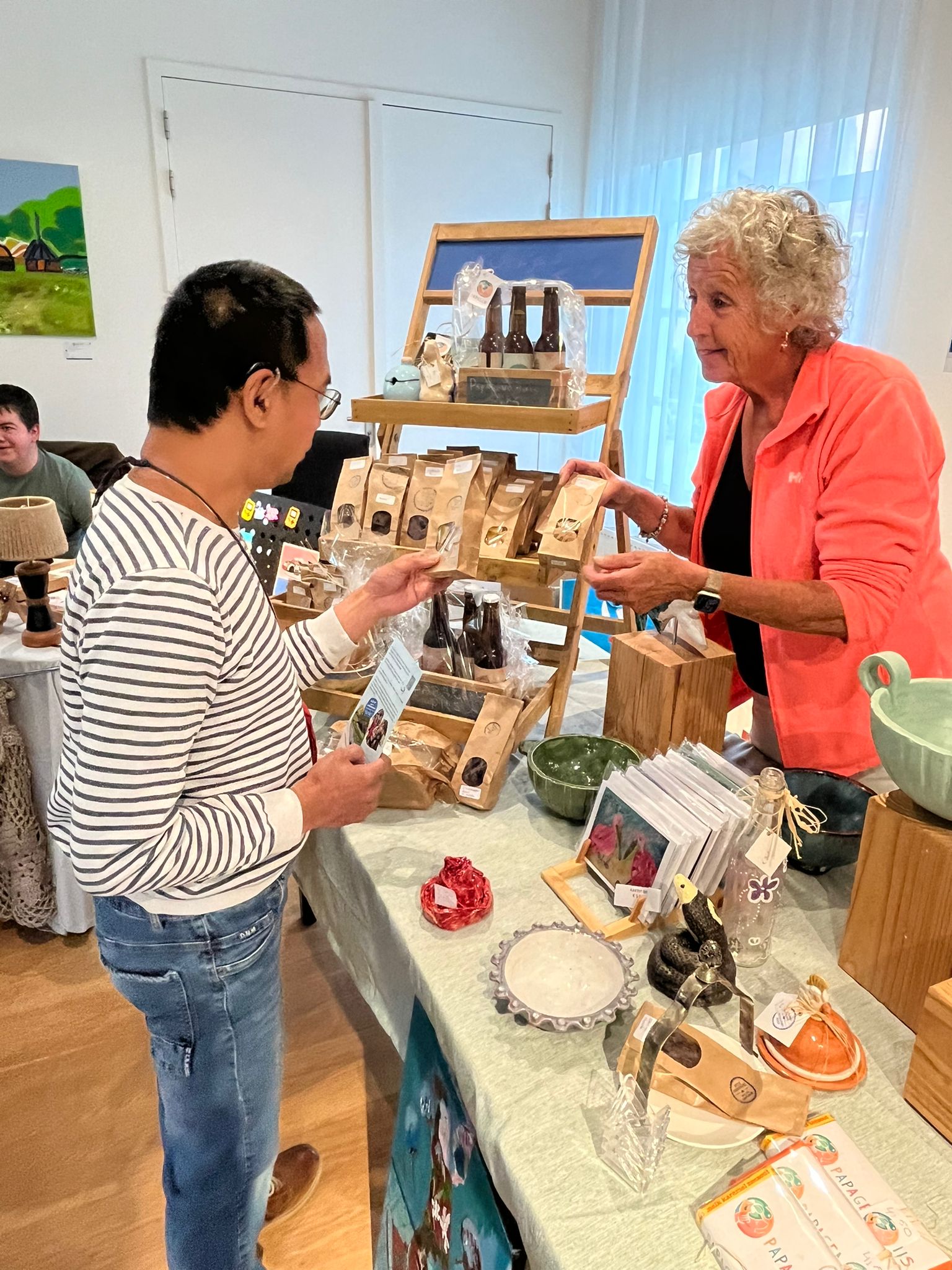 Lia en Rene markt papageno huis laren