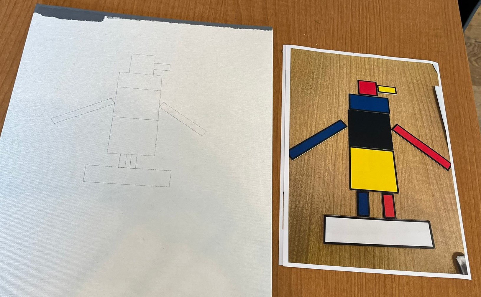 Mondriaanproject bij het Papageno Huis 1