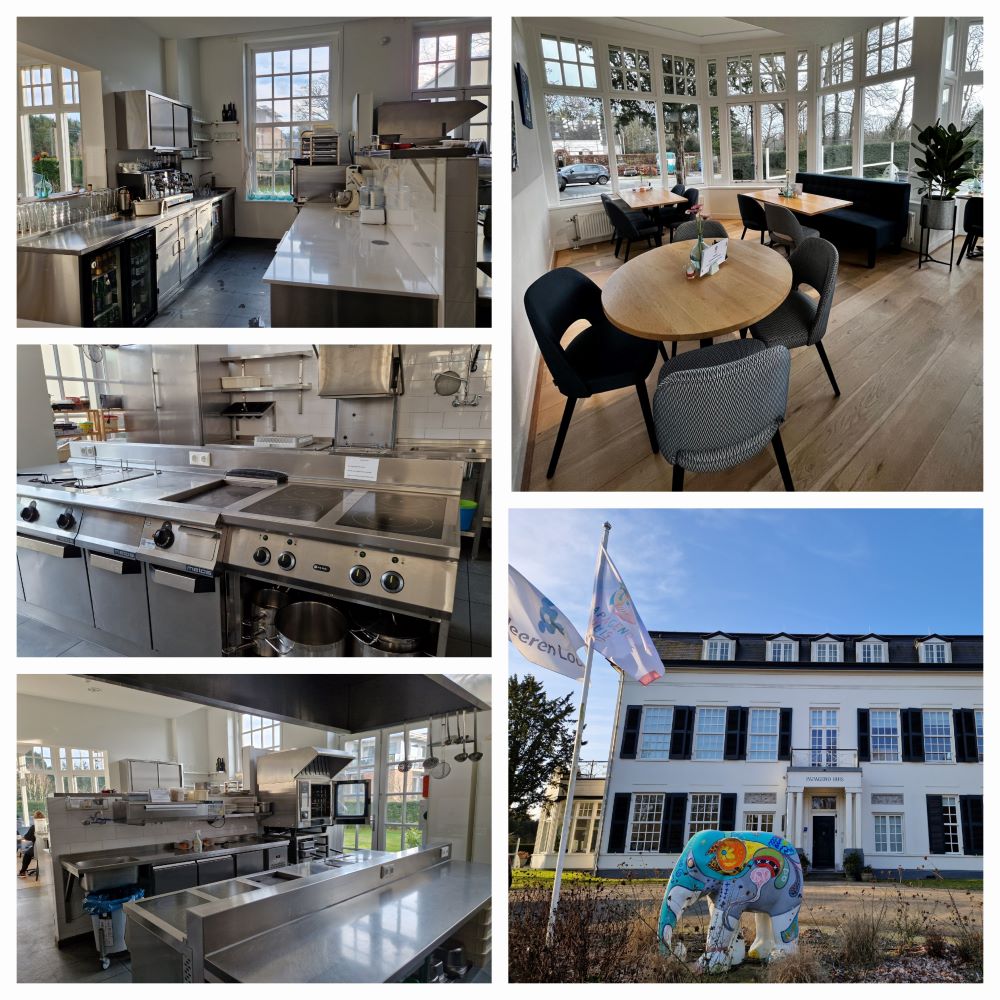 Collage nieuwe keuken en restaurant