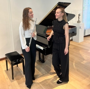 Yevgeniya Tsurul (piano) & Sandra Andrade (fluit)  